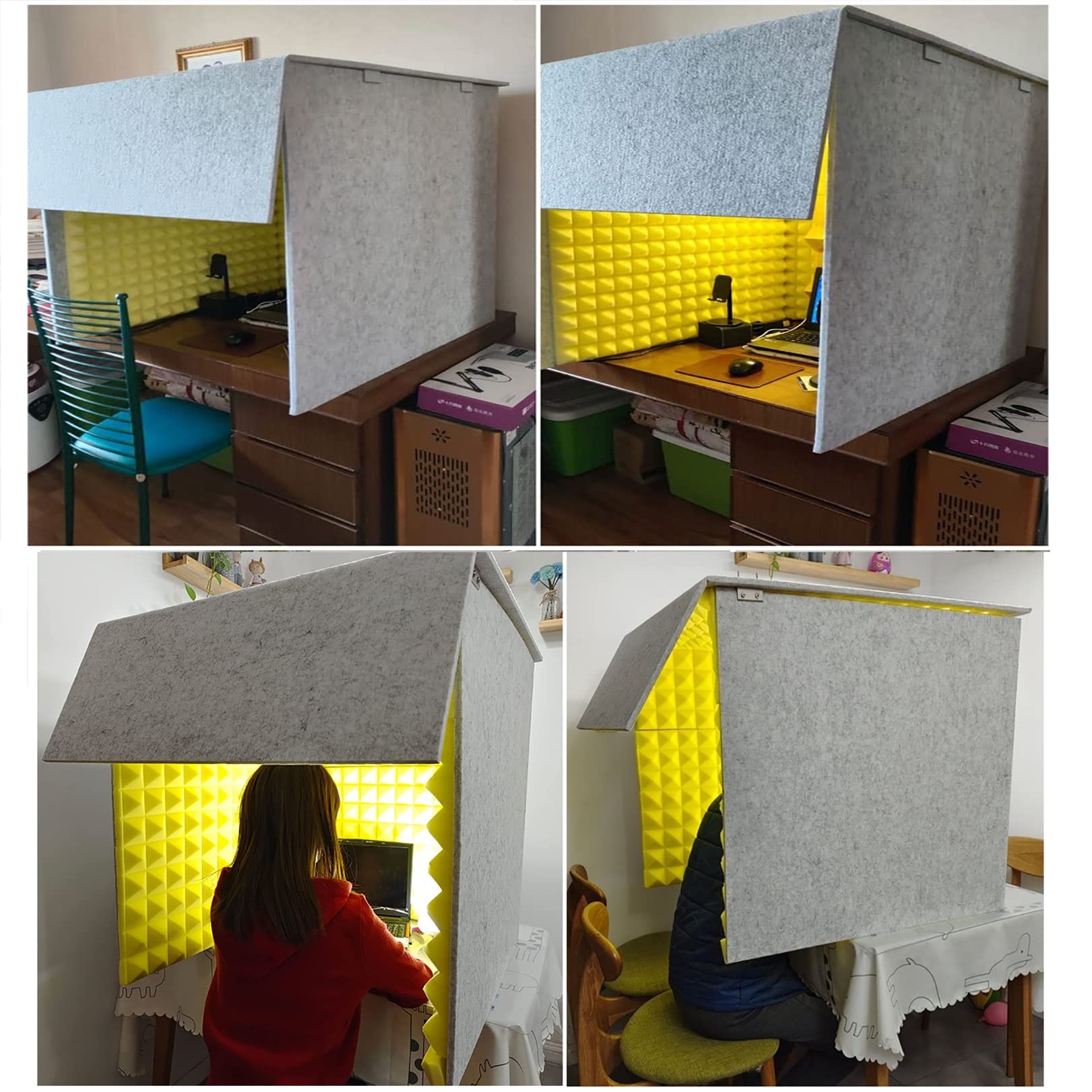 Amazon.co.jp: WXZX 簡易防音室 1人用、防音ボックス パーテーション